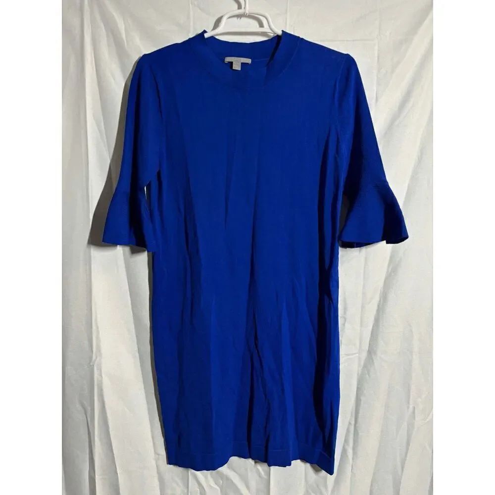 COS Tricot Blue Mini Dress Womens Size XS
